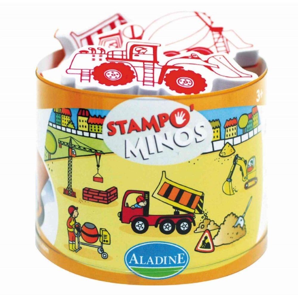 Aladine - Kinder Stempel Minos Baustelle Aladine - Kinder Stempel Minos Baustelle