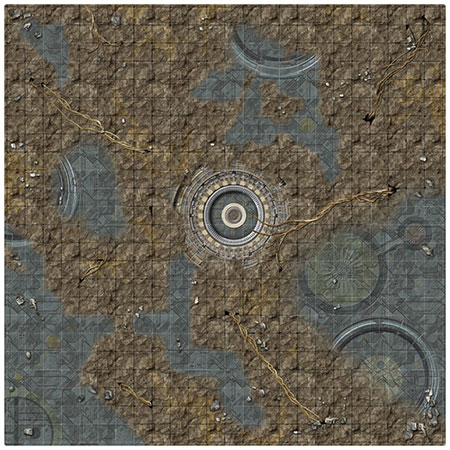 Battle Systems | Alien Catacombs - Spielmatte (60x60cm)