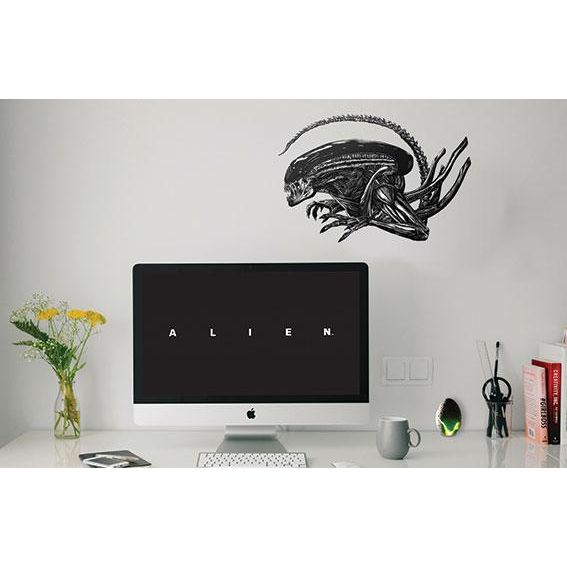 Alien Xenomorph Wand Tattoo Sticker Set