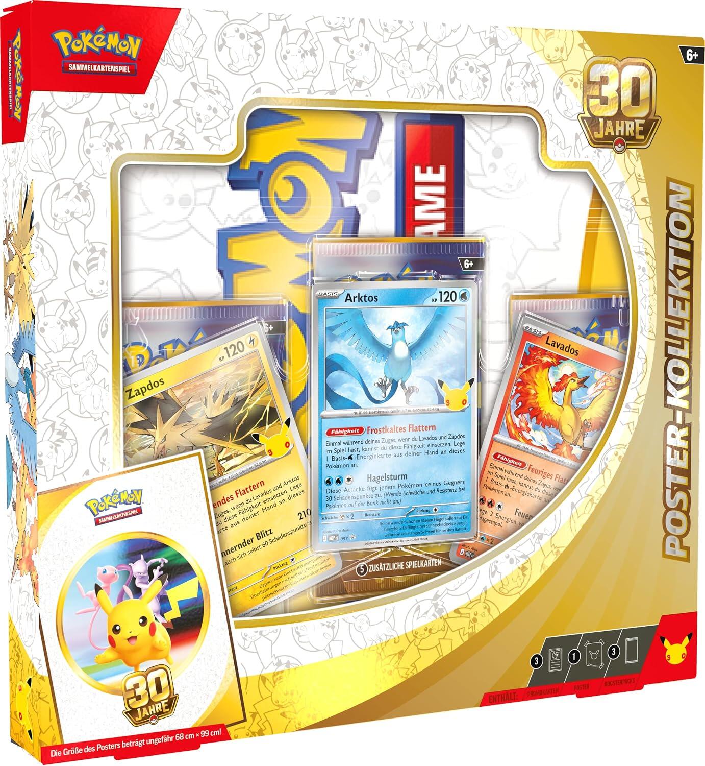 Amigo - Pokémon 30 Jahre Sammelkarten Posterkollektion Amigo - Pokémon 30 Jahre Sammelkarten Posterkollektion