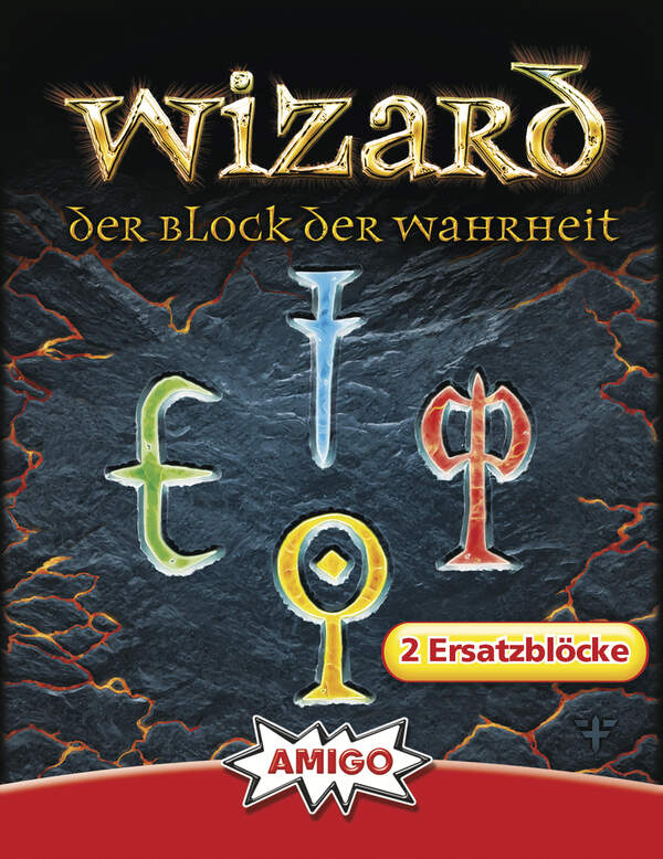 Amigo - Wizard - der Block der Wahrheit, 2 Ersatzblöcke (Spiel-Zubeh Amigo - Wizard - der Block der Wahrheit, 2 Ersatzblöcke (Spiel-Zubeh