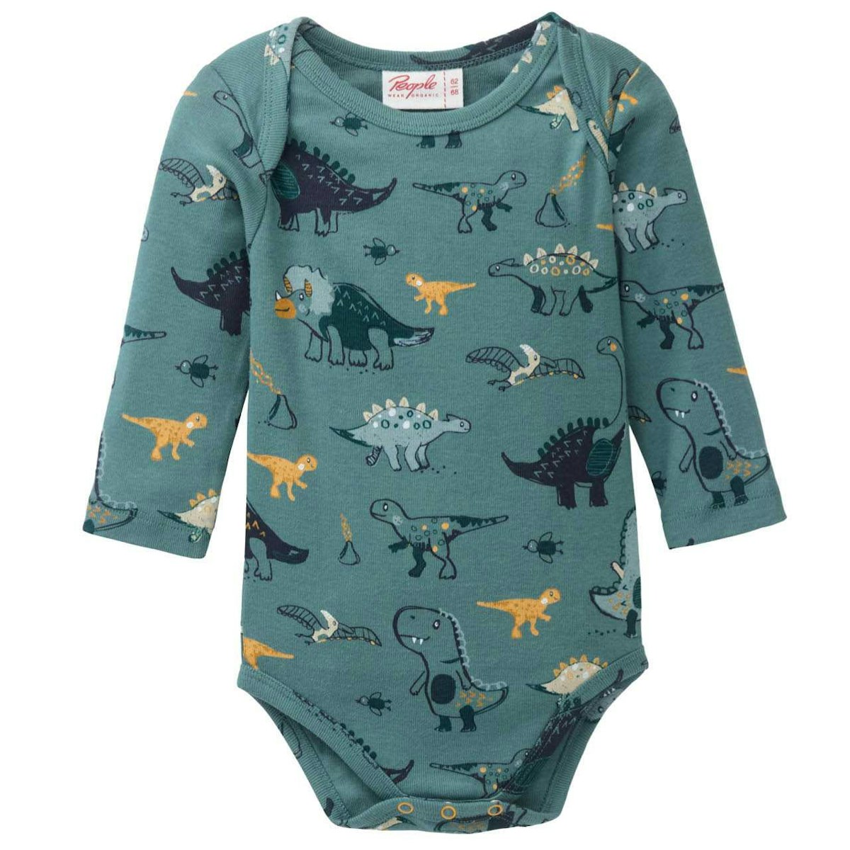 Anschmiegsamer Body langarm Dinosaurier 98/104 Anschmiegsamer Body langarm Dinosaurier 98/104