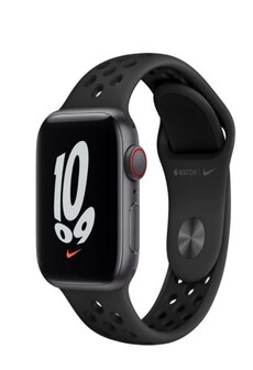 Apple Watch Nike SE GPS + Cellular, 44mm koperta z aluminium w kolorze gwiezdnej szarości z paskiem