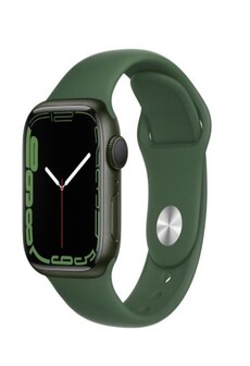 Apple Watch Series 7 GPS, 45mm Koperta z aluminium w kolorze zielonym z paskiem