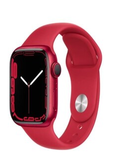 Apple Watch Series 7 GPS + Cellular,45mm koperta z aluminium z edycji(PRODUCT)RED z paskiem sportowy