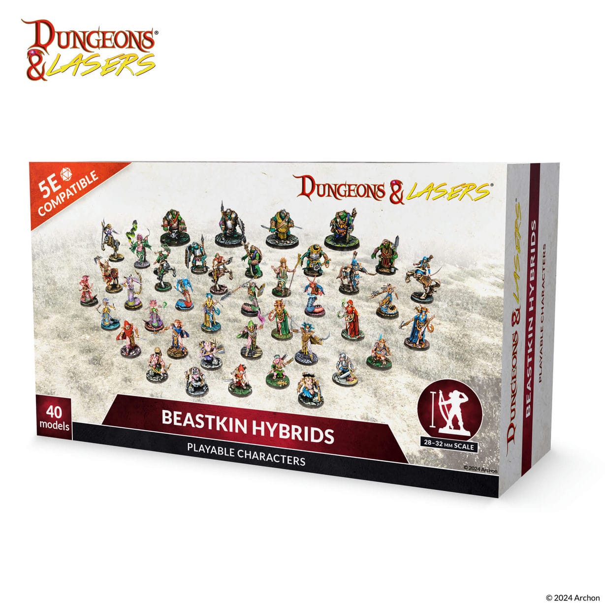 Archon Studio Dungeons & Lasers Beastkin Hybrids Miniature Pack DNL0088