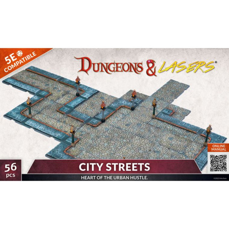 Archon Studio Dungeons & Lasers City Streets Gelände D&L Terrain Straßen