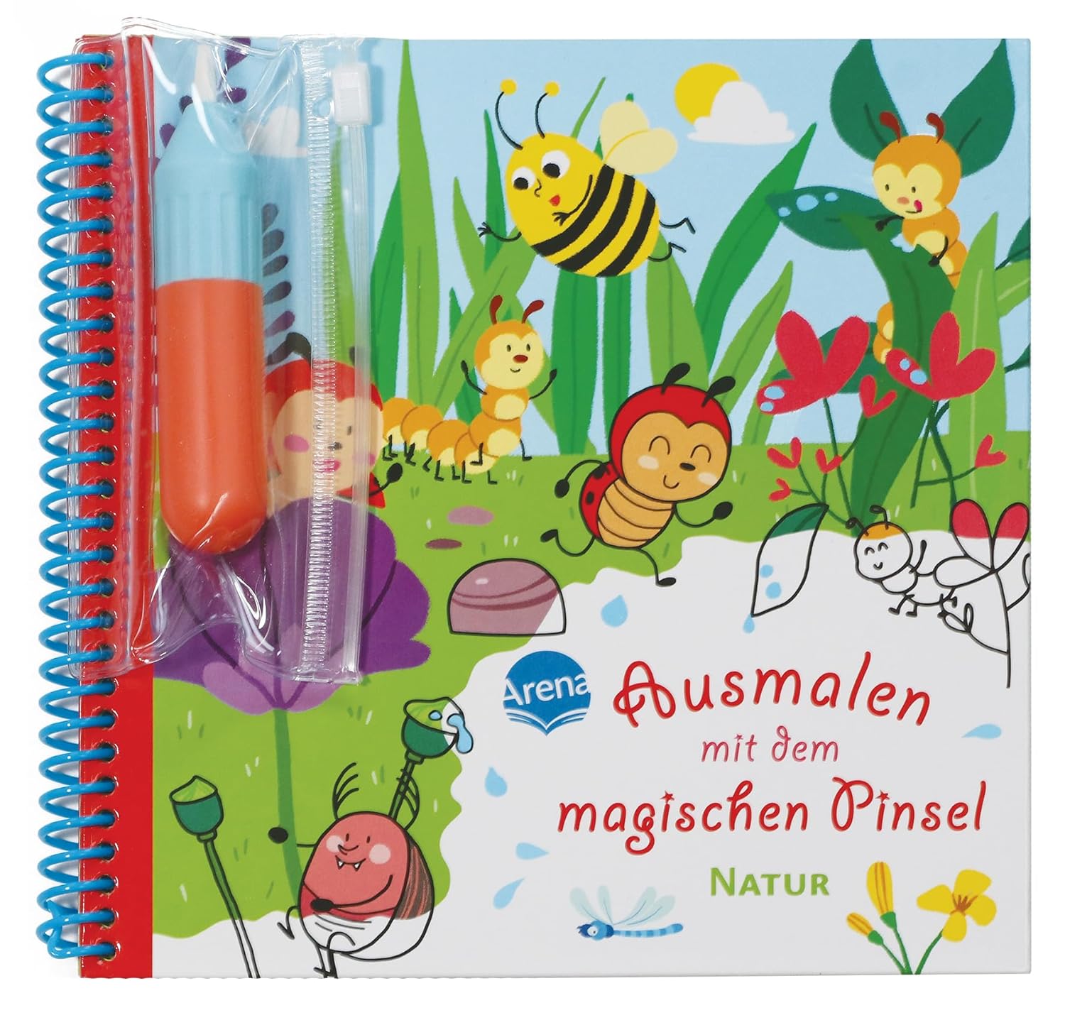 Arena Verlag - Ausmalen mit dem magischen Pinsel. Natur Arena Verlag - Ausmalen mit dem magischen Pinsel. Natur