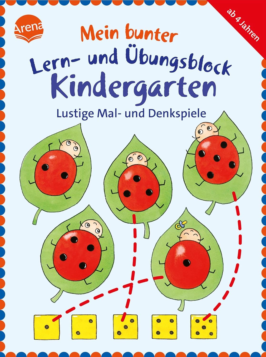 Arena Verlag - Lustige Mal-und Denkspiele, Mein bunter Lern- & Übungsblo Arena Verlag - Lustige Mal-und Denkspiele, Mein bunter Lern- & Übungsblo