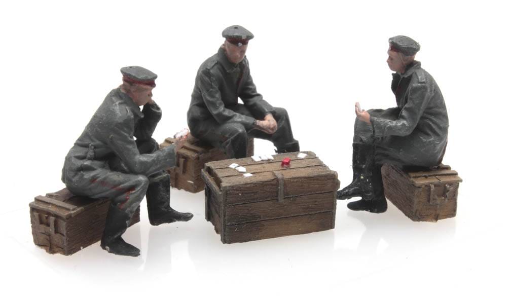 Artitec Kartenspielende Soldaten Deutsches Heer WWI H0 Modelleisenbahn Artitec Kartenspielende Soldaten Deutsches Heer WWI H0 Modelleisenbahn