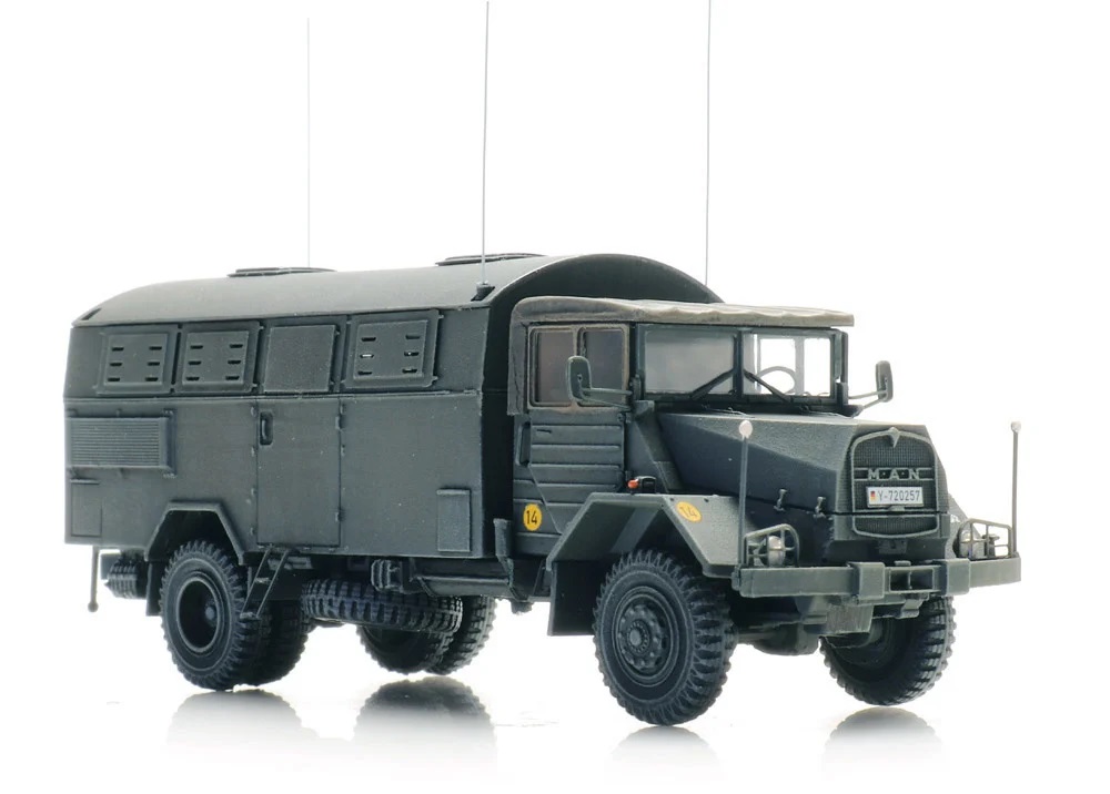 Artitec MAN 630 L2 A Fernmelde u. KrKw GR Bundeswehr Bausatz H0 Modelleisenbahn Artitec MAN 630 L2 A Fernmelde u. KrKw GR Bundeswehr Bausatz H0 Modelleisenbahn