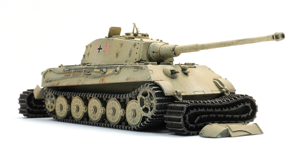 Artitec Tiger II Eisenbahntransport gelb WWII H0 Modelleisenbahn Artitec Tiger II Eisenbahntransport gelb WWII H0 Modelleisenbahn