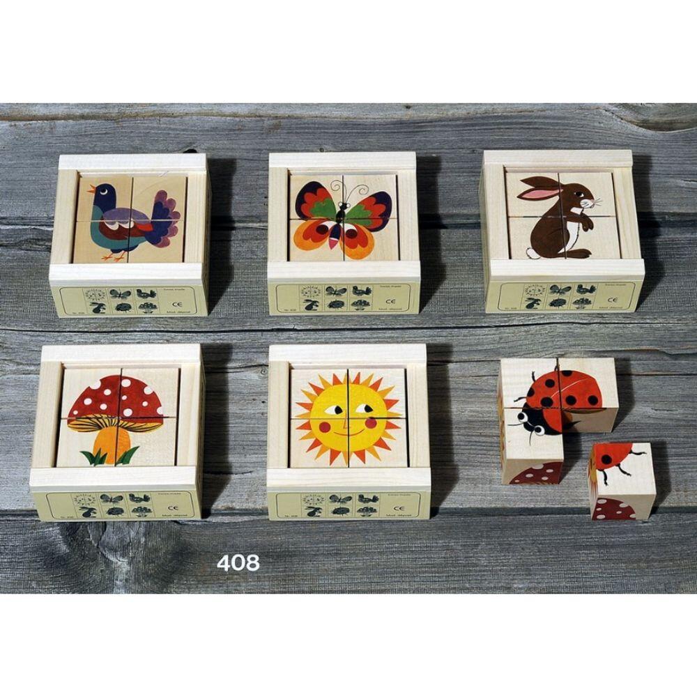 Atelier Fischer - Atelier Fischer Würfelpuzzle Natura 4tlg Atelier Fischer - Atelier Fischer Würfelpuzzle Natura 4tlg