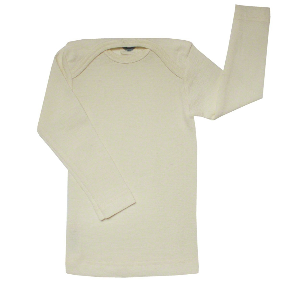 Atmungsaktives Wolle Seide Shirt ungefärbt 62/68 Atmungsaktives Wolle Seide Shirt ungefärbt 62/68