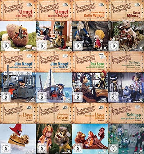 Augsburger Puppenkiste: Mega Collection: Urmel + Jim Knopf + Das Sams + Schlupp + Kater Mikesch + Der Löwe + Kalle Wirsch [12-DVD]