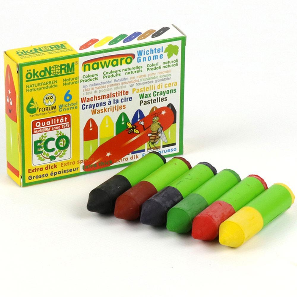 Aurich - Wachsmalstifte 6 Stück Wichtel Gnome Aurich - Wachsmalstifte 6 Stück Wichtel Gnome
