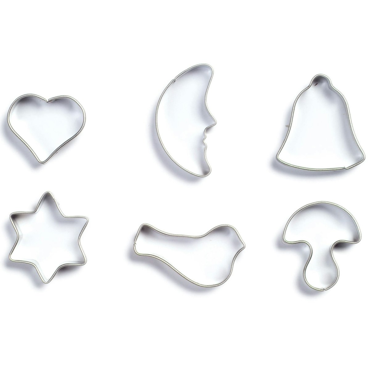 Ausstecher verschiedene Formen – 6-tlg. Set Ausstecher verschiedene Formen – 6-tlg. Set