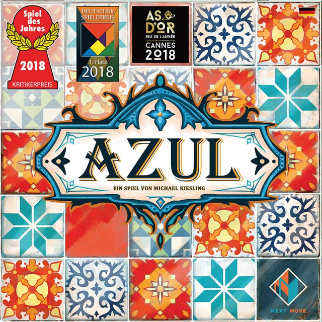 Azul (Deutsch) Brettspiel Legespiel Next Move Games NMGD0003 Familienspiel