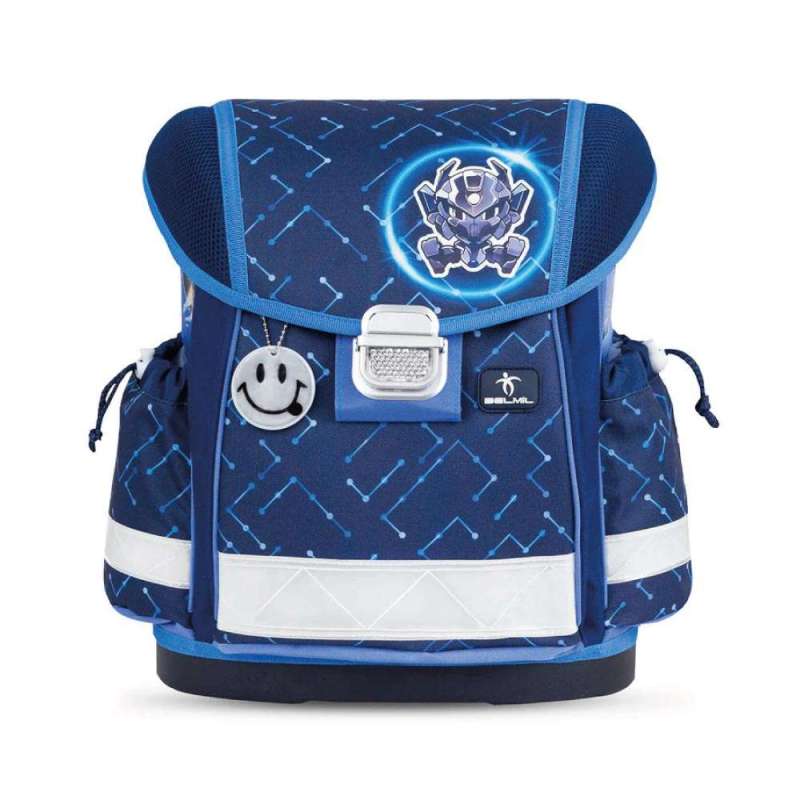 BELMIL Schulranzen CLASSY Set 4 tlg für Jungen, Belmil Designs Navy Blue Tech BELMIL Schulranzen CLASSY Set 4 tlg für Jungen, Belmil Designs Navy Blue Tech