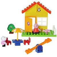 BIG 800057172 BIG Bloxx Peppa Pig Gartenhaus Bausteine von BIG