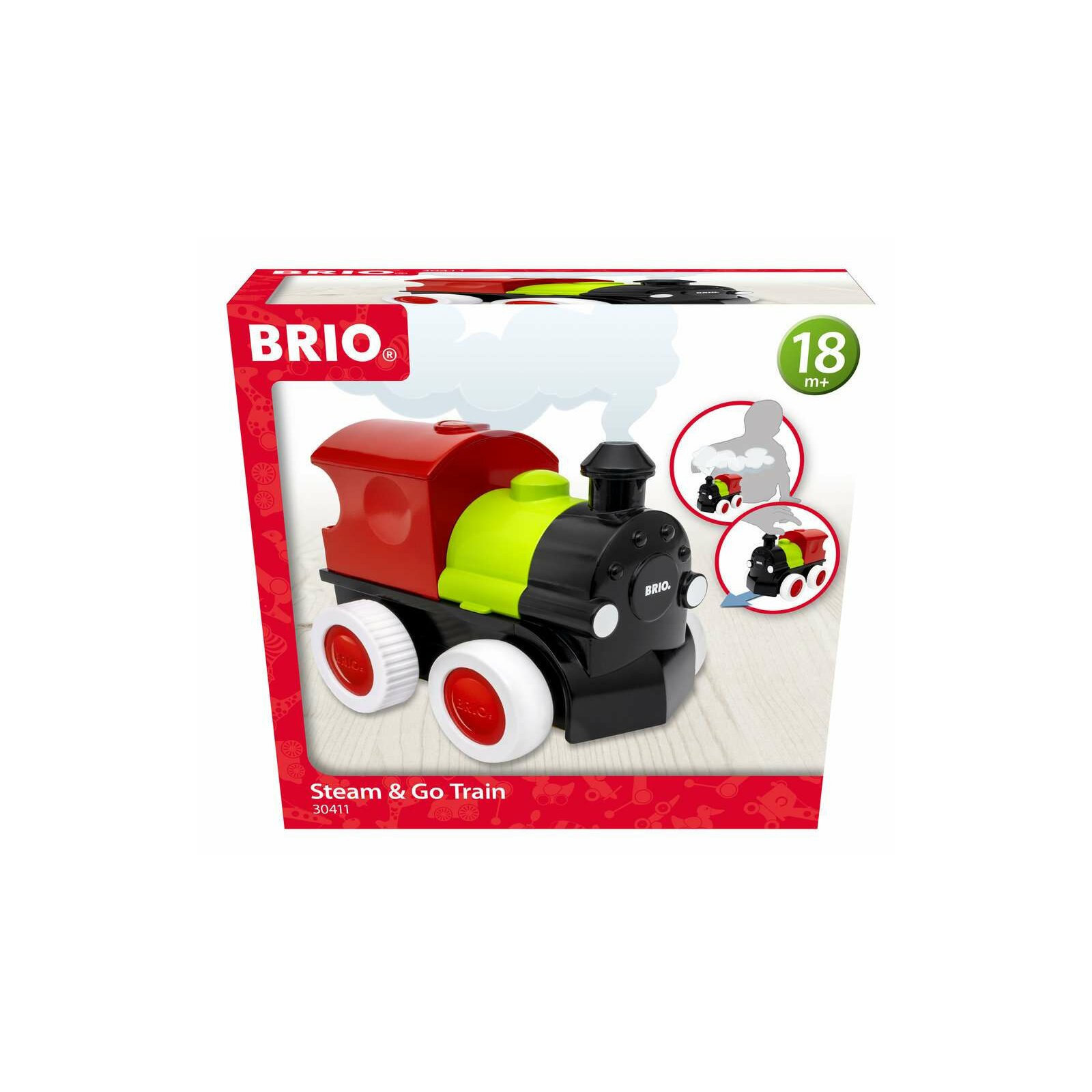 BRIO - Push & Go Zug mit Dampf