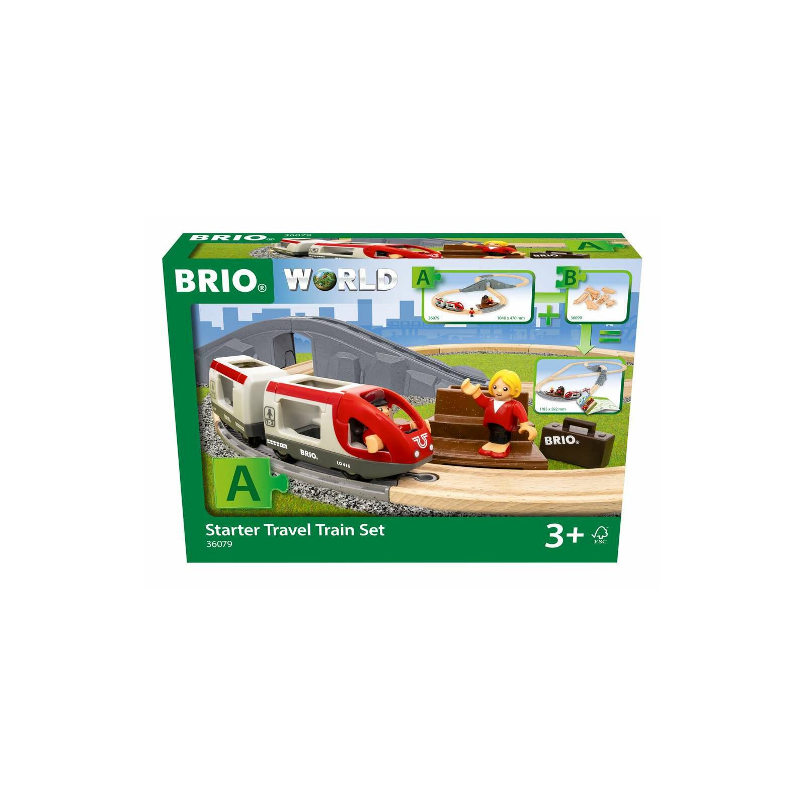 BRIO - Reisezug Starter Set A