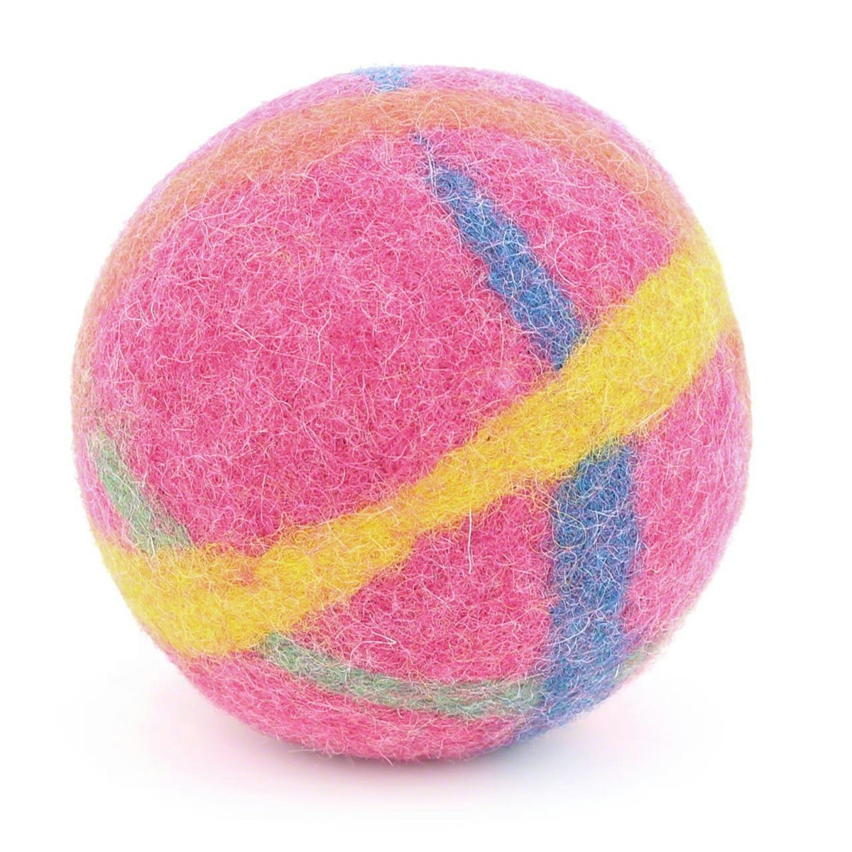 Baby Filzball mit Glöckchen - pink 9 cm Baby Filzball mit Glöckchen - pink 9 cm