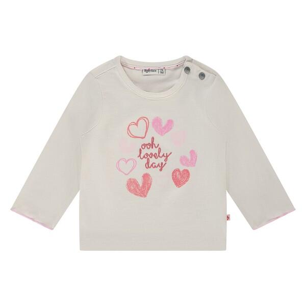 Babyface - Baby Girls T-Shirt Longsleeve- Ivory 80 Babyface - Baby Girls T-Shirt Longsleeve- Ivory 80
