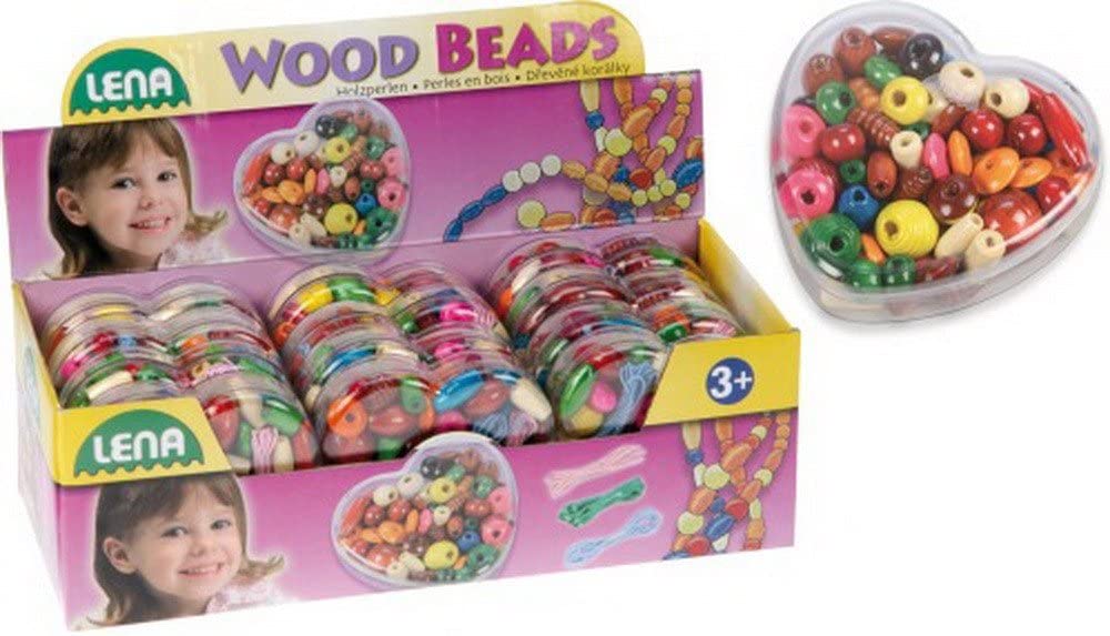 Lena - Holzperlen Herzdose Lena - Holzperlen Herzdose