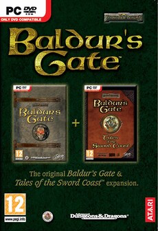 Baldur's Gate +Tales of the Sword Coast Gra PC DVD