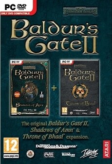 Baldur's Gate II 2 + Throne of Bhaal Gra PC DVD