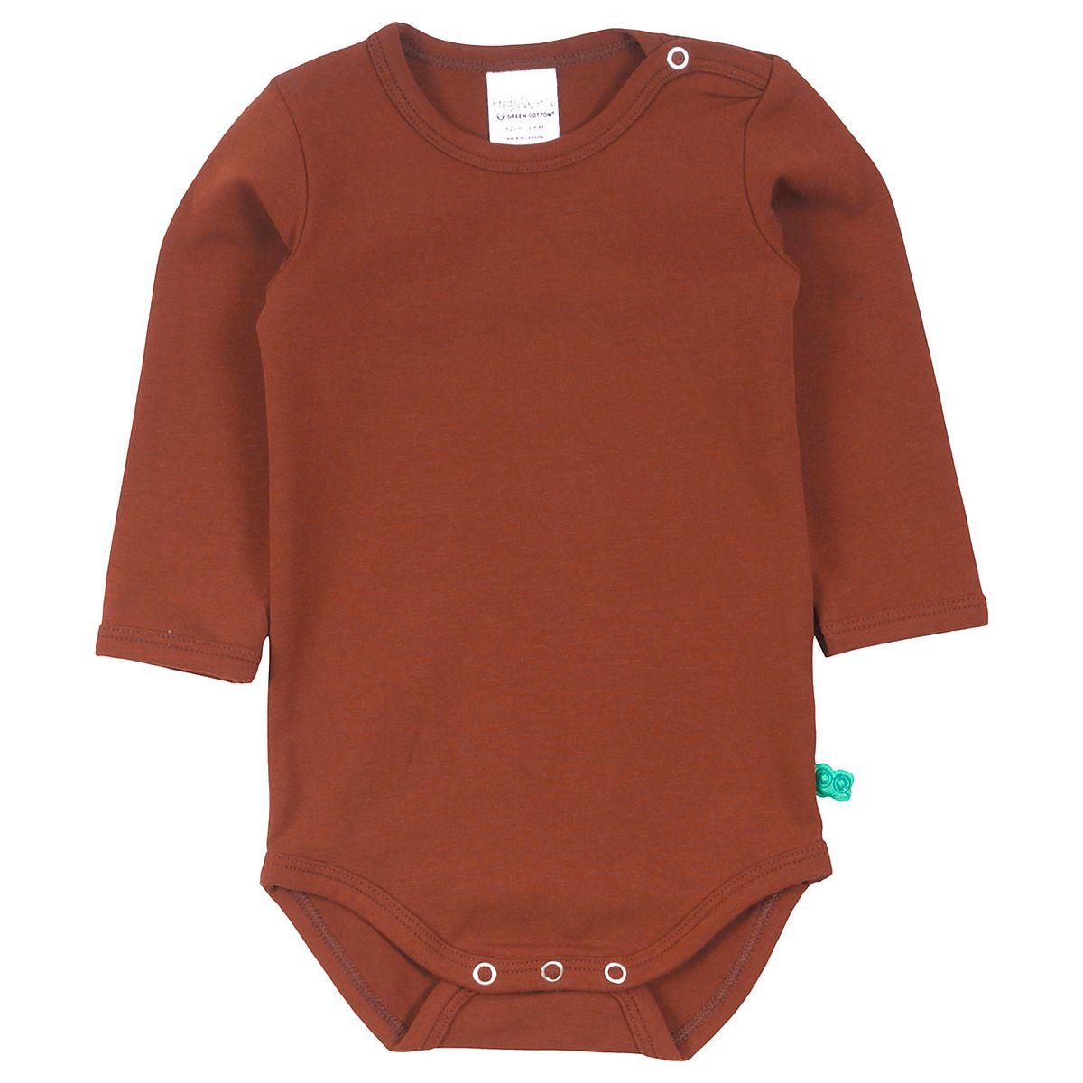 Basic Body langarm in kräftig braun 80 Basic Body langarm in kräftig braun 80