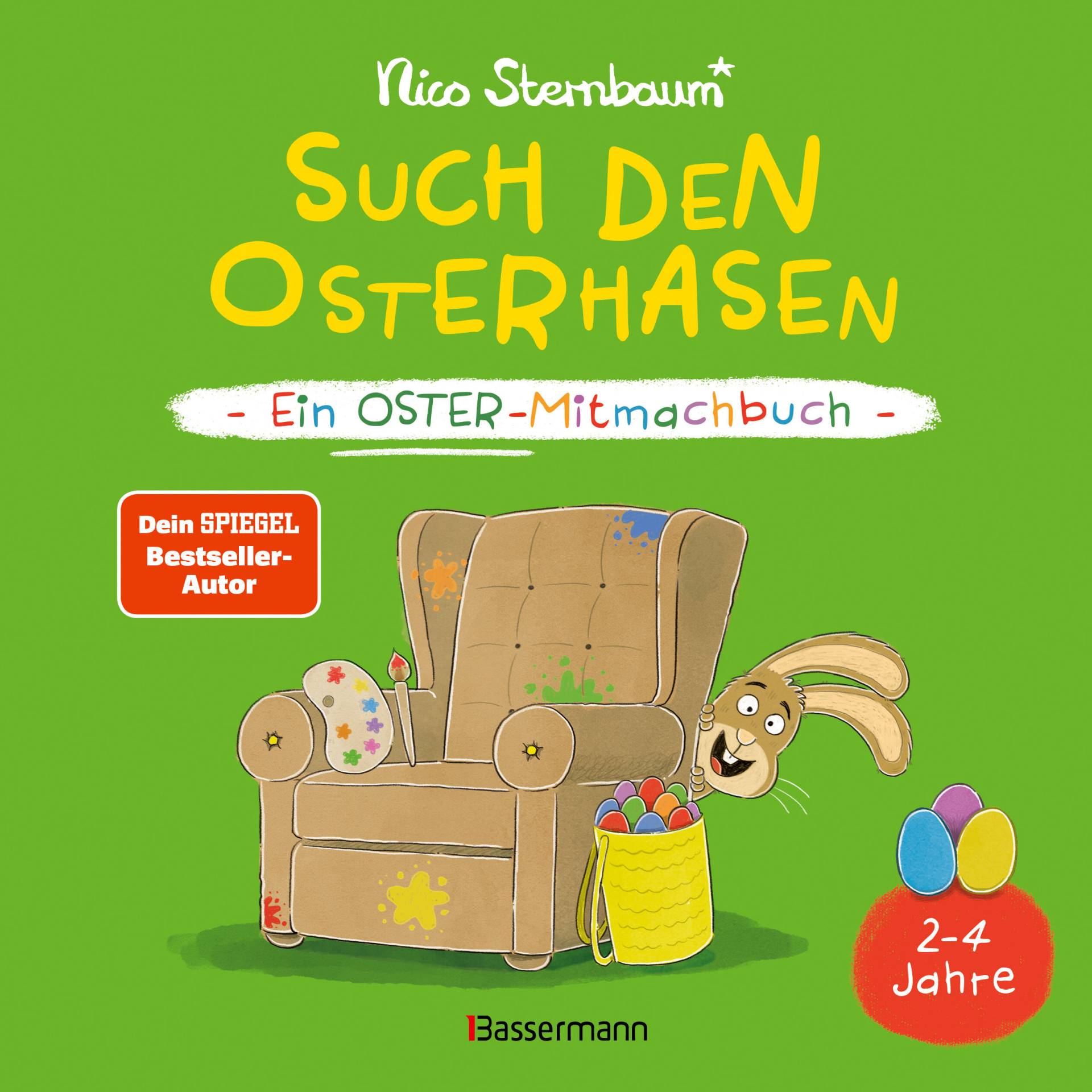 Bassermann Verlag - Such den Osterhasen. Ein Oster-Mitmachbuch. Zum Schütteln, Schaukeln, Pusten, Klopfen und sehen, was dann passiert. Von 2 bis 4 Ja Bassermann Verlag - Such den Osterhasen. Ein Oster-Mitmachbuch. Zum Schütteln, Schaukeln, Pusten, Klopfen und sehen, was dann passiert. Von 2 bis 4 Ja