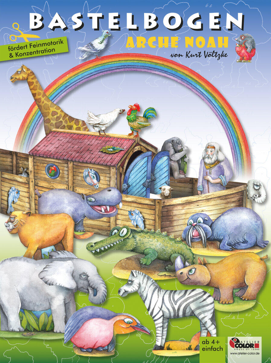 Bastelbogen Arche Noah Bastelbogen Arche Noah