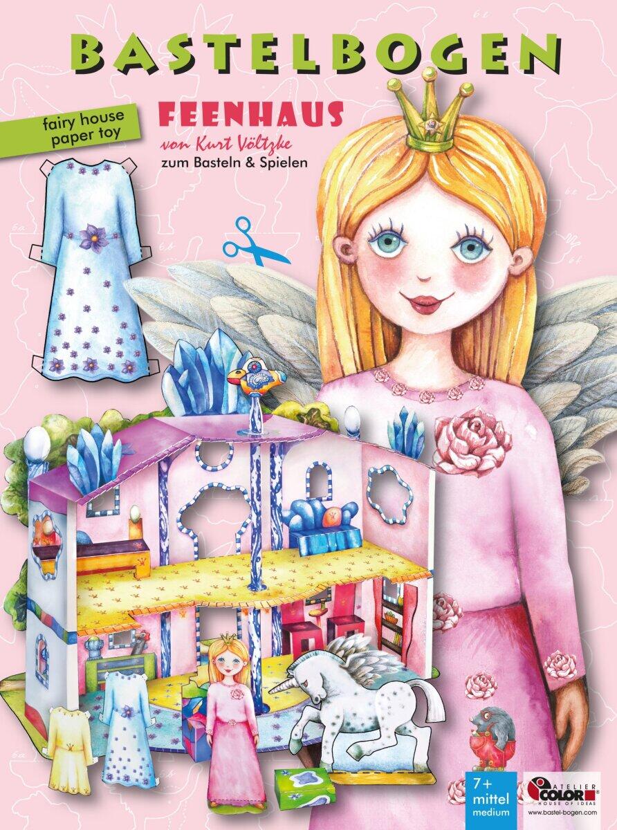 Bastelbogen Feenhaus Bastelbogen Feenhaus