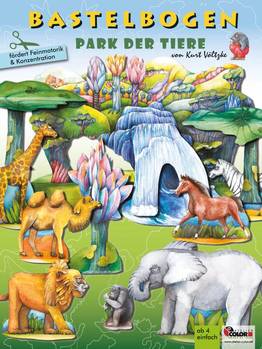 Bastelbogen Park Der Tiere Bastelbogen Park Der Tiere