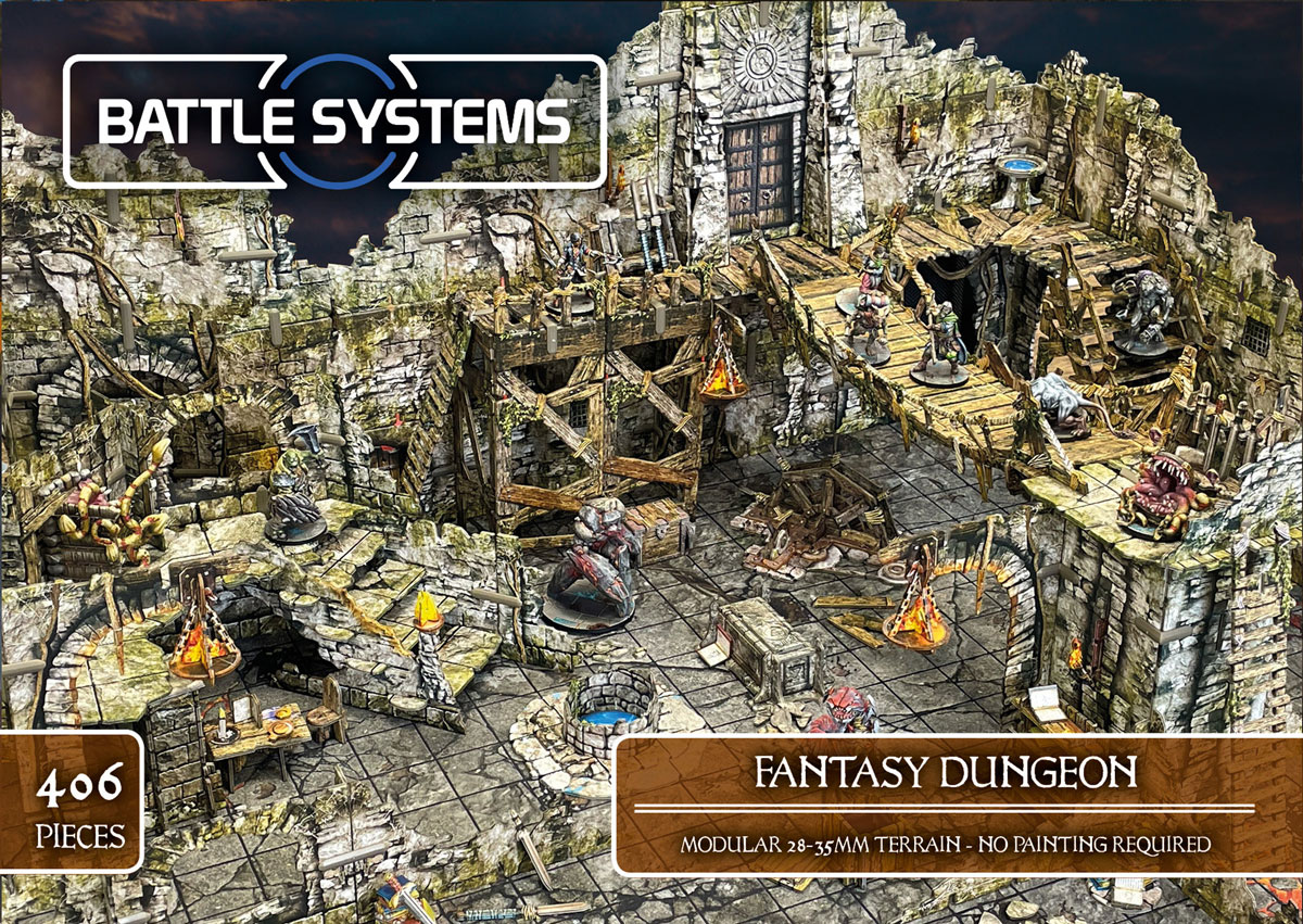 Battle Systems | Fantasy Dungeon - Modulares 28-35 mm Gel�nde