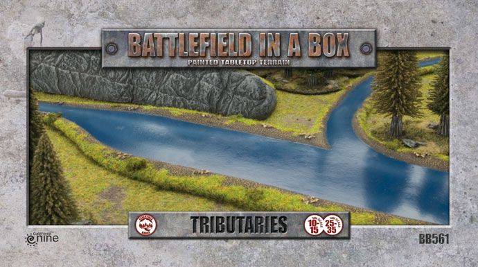 Battlefield in a Box Tributaries 28mm 35mm Gelände Fluss Tabletop Terrain