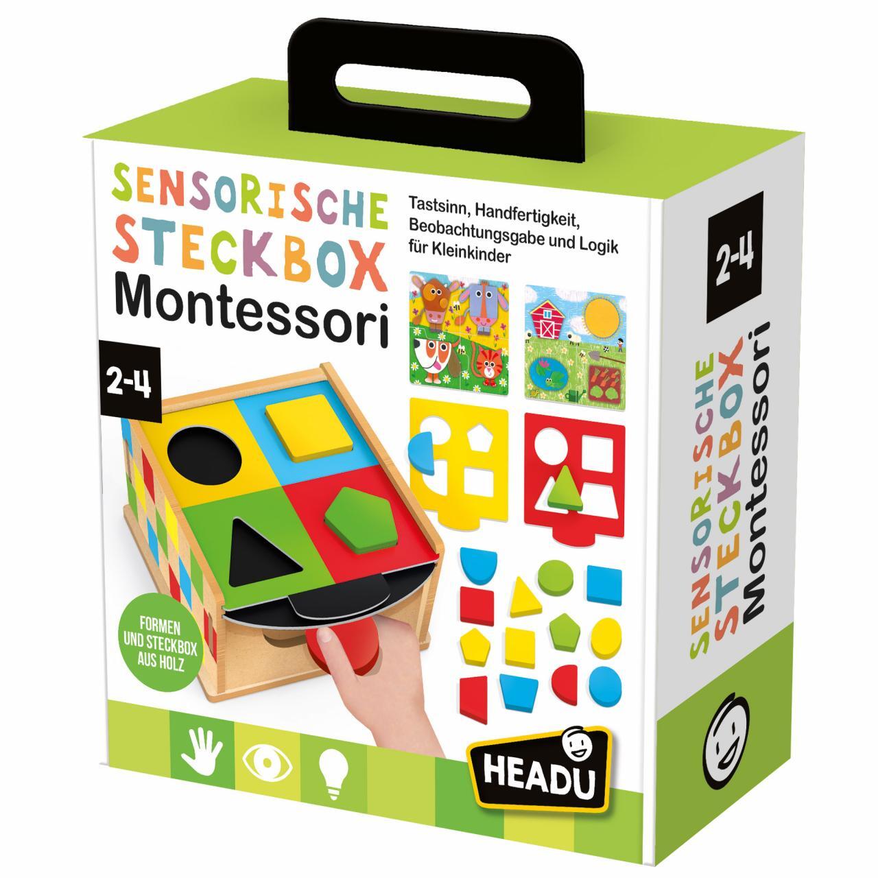 Bauer - HEADU Sensorische Steckbox Montessori 2-4 Jahre Bauer - HEADU Sensorische Steckbox Montessori 2-4 Jahre