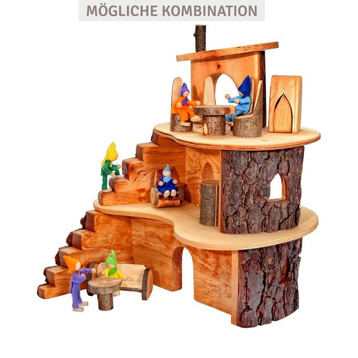 Baumhaus Zwergenheim 38x38x40cm Baumhaus Zwergenheim 38x38x40cm