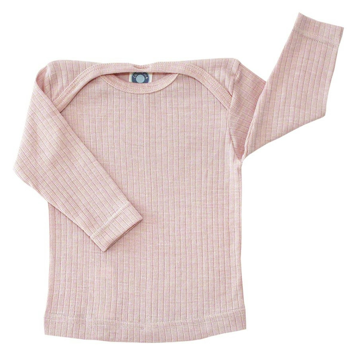 Baumwolle Wolle Seide Langarmshirt altrosa meliert 152 Baumwolle Wolle Seide Langarmshirt altrosa meliert 152