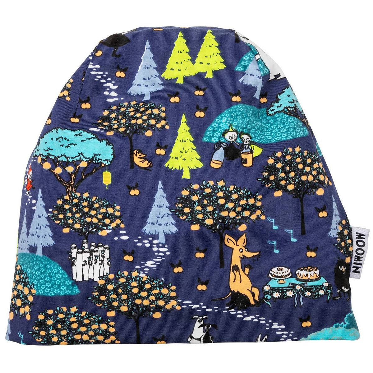 Beanie Mumin-Motive dunkelblau 46/48 Beanie Mumin-Motive dunkelblau 46/48