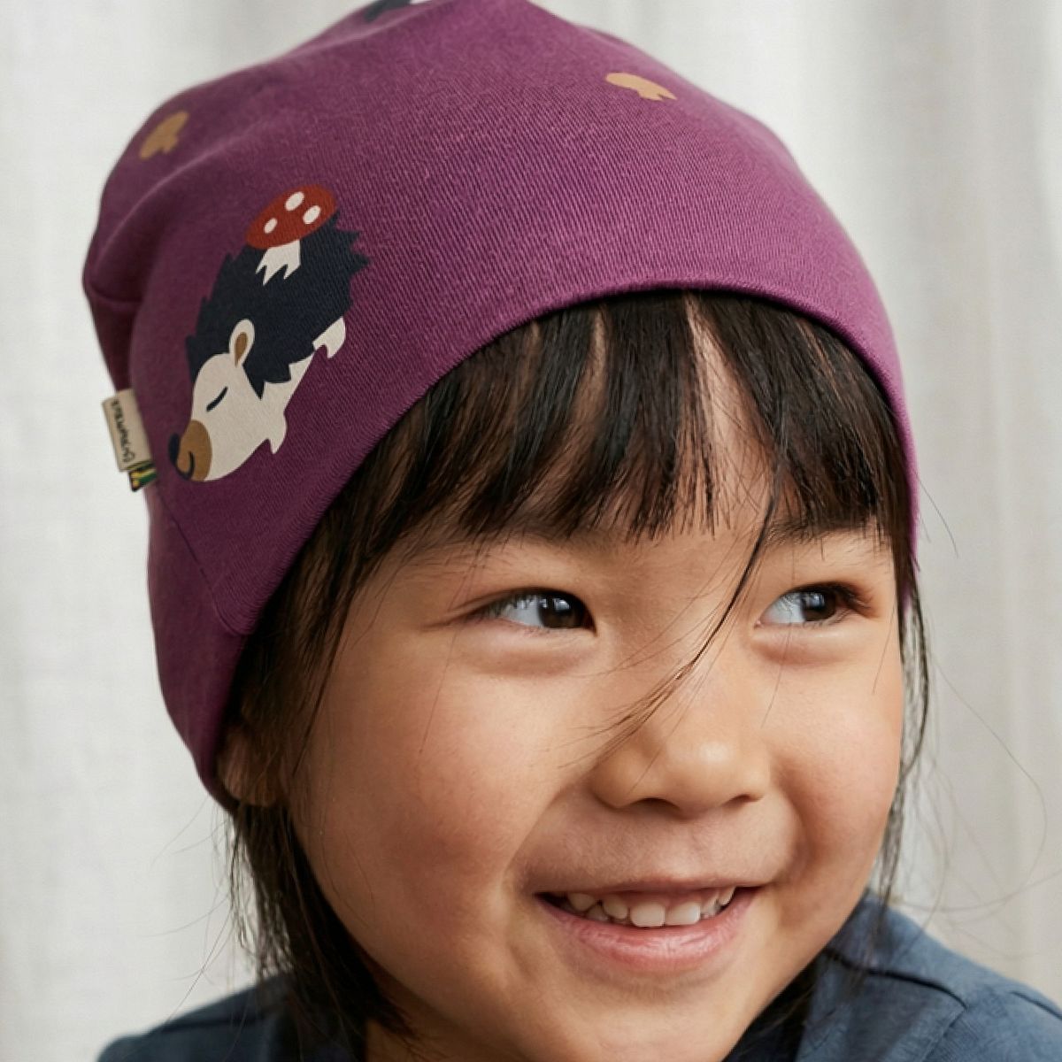 Beanie gefüttert Igel lila 52/54 Beanie gefüttert Igel lila 52/54