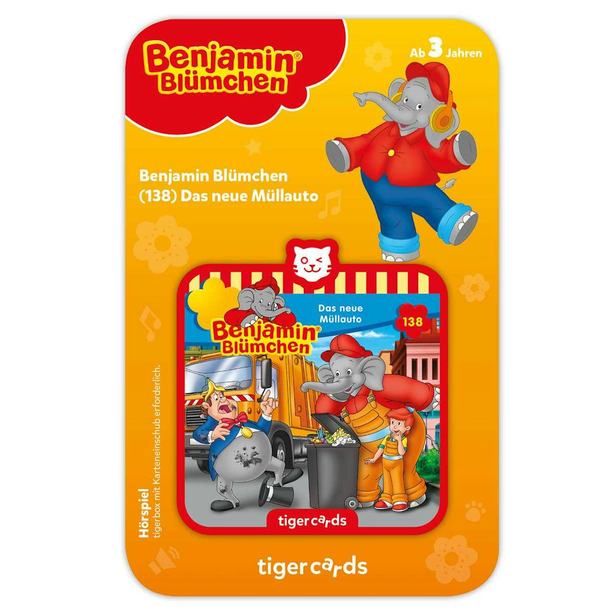 Benjamin Blümchen - Das neue Müllauto als Tigercard Benjamin Blümchen - Das neue Müllauto als Tigercard