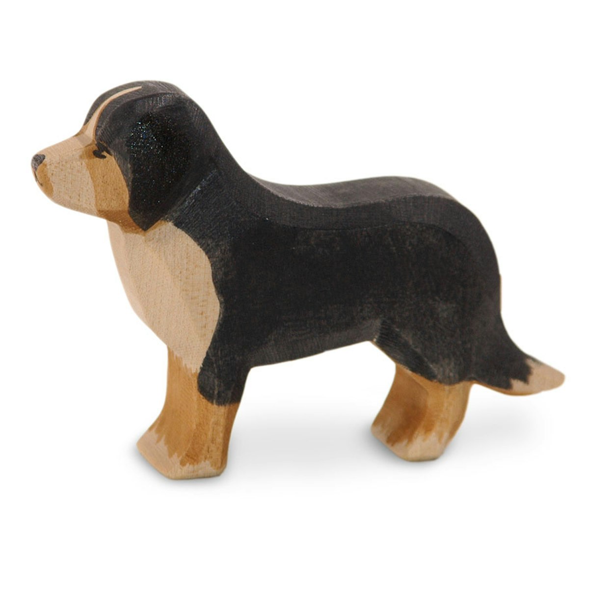 Berner Sennenhund Holzfigur stehend 7 cm hoch Berner Sennenhund Holzfigur stehend 7 cm hoch