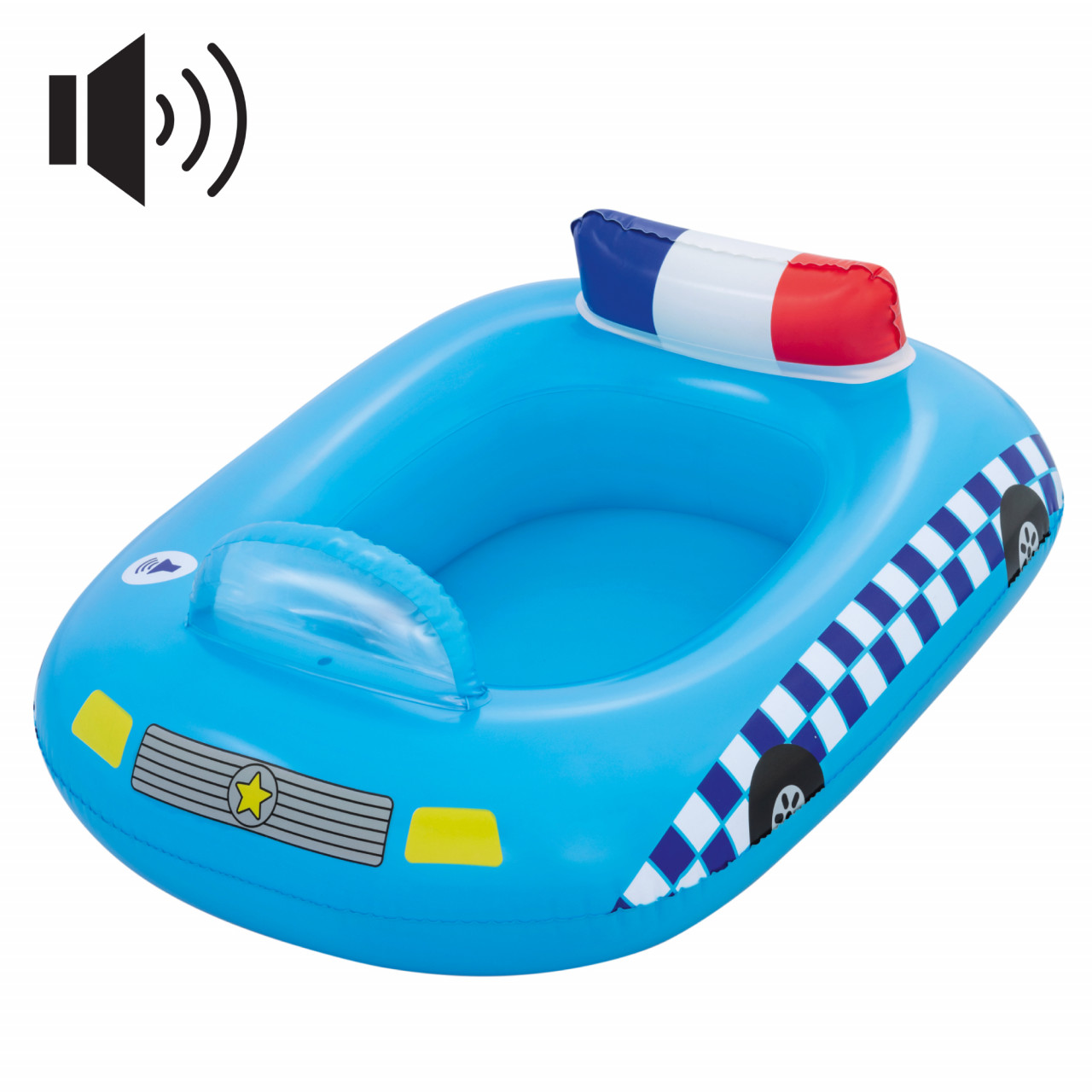 Bestway Funspeakers Kinder-Schlauchboot Polizeiboot