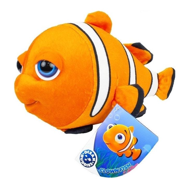 Big Headz Plüschtier Clownfisch Kuscheltier Fisch 26cm