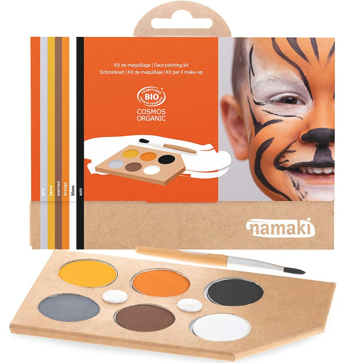 Bio Kinderschminke Löwe, Tiger & Co. 6 Farben Bio Kinderschminke Löwe, Tiger & Co. 6 Farben