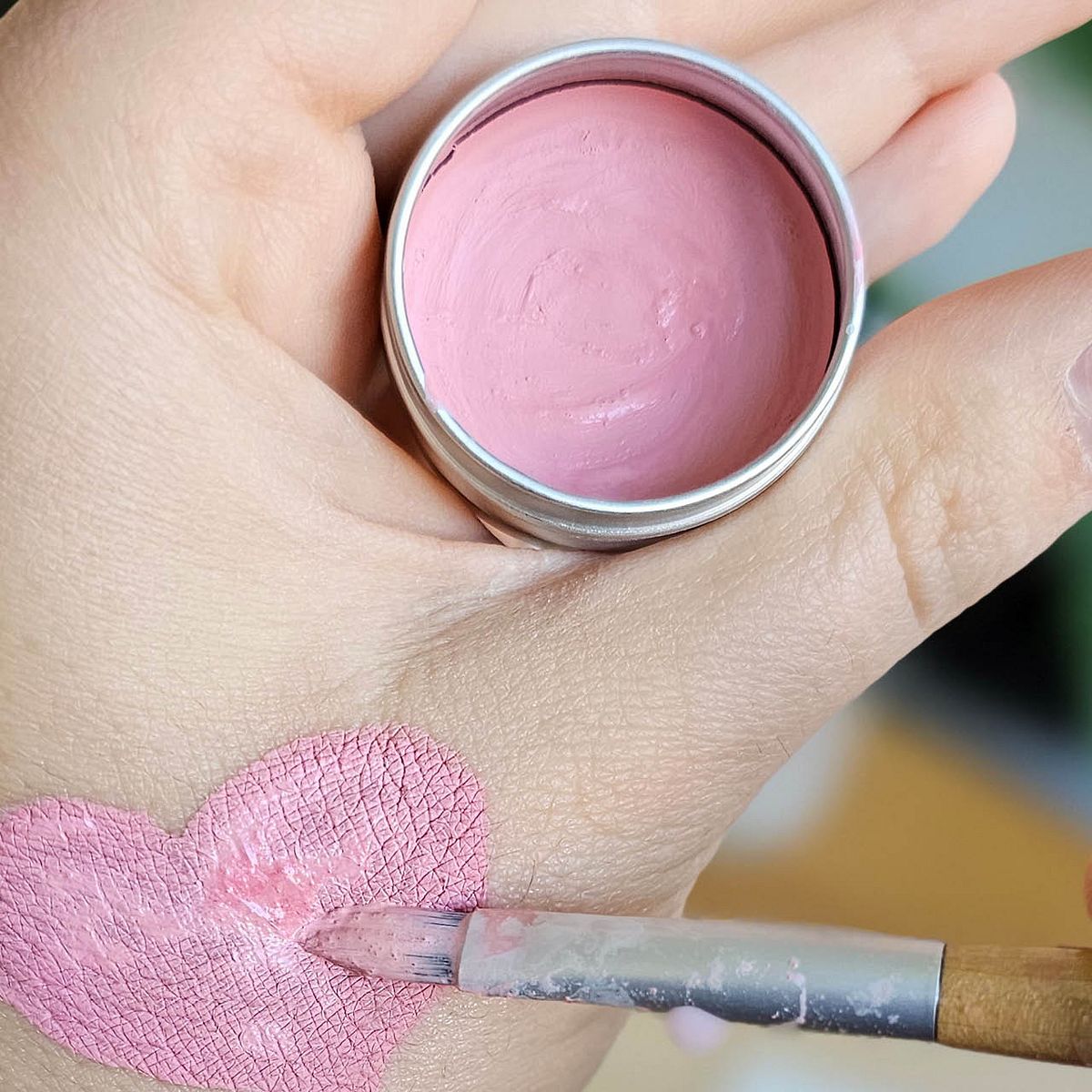 Bio Kinderschminke Rosa im Einzeltiegel, 6 g Bio Kinderschminke Rosa im Einzeltiegel, 6 g
