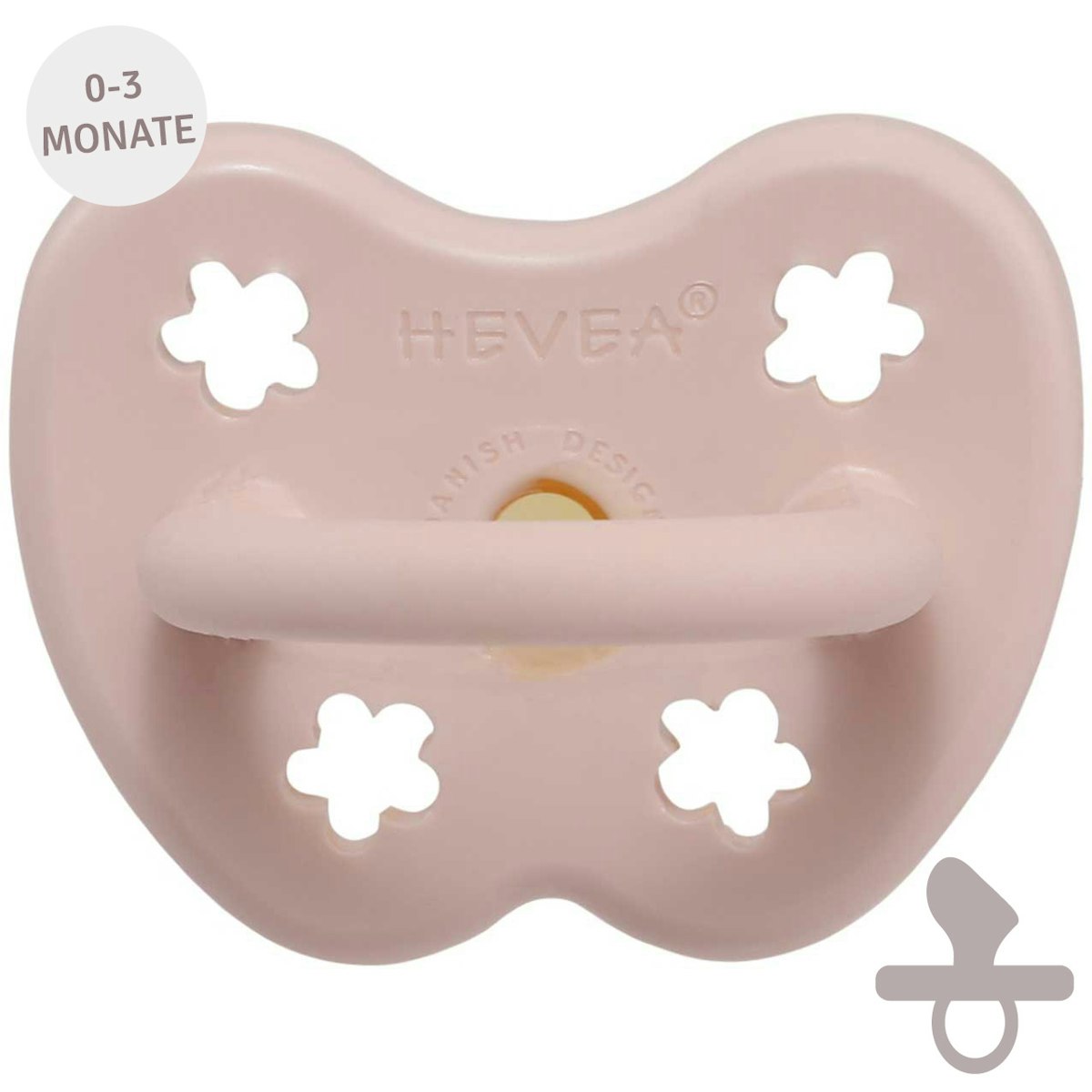 Bio Schnuller kiefergerecht 0-3 Monate Blume pink Bio Schnuller kiefergerecht 0-3 Monate Blume pink